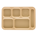 Cambro PS1014161 6 Compartment School Tray