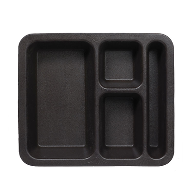 Cook's 630-437 4-Compartment Flex Tray w/Flatware Slot