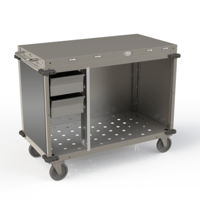 Cadco CBC-PHRX-LST Mobile Demo/ Sampling Cart Medium