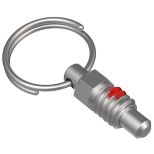 Carr Lane CL-10-RHRP Hand-Retractable Plunger, Pull Ring (Non-Locking Type) - Steel