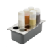 Tablecraft T8 Squeeze Bottle Template, Fits 1/3 Size Pan, 6 Hole