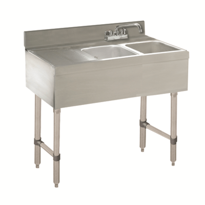 Advance Tabco CRB-32R Underbar Basics Sink Unit 2-Compartment
