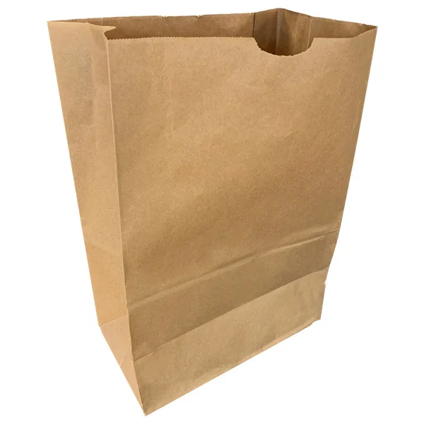 Paper Grocery Bags - 12" x 7" x 17" - 65 lb