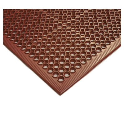 Notrax T30S0310RD 3" x 10" Red Greaseproof Non-Slip Mat