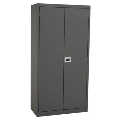Storage Cabinet - Steel - Welded - 36" x 24" x 72" - 4 Shelf - 150 lb Capacity - Charcoal