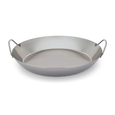 Matfer Bourgeat 062052 15-3/4" Dia. X 2-1/16"H Paella Pan
