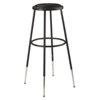 NPS 6430H-10 NPS® 32"-39" Height Adjustable Heavy Duty Vinyl Padded Steel Stool