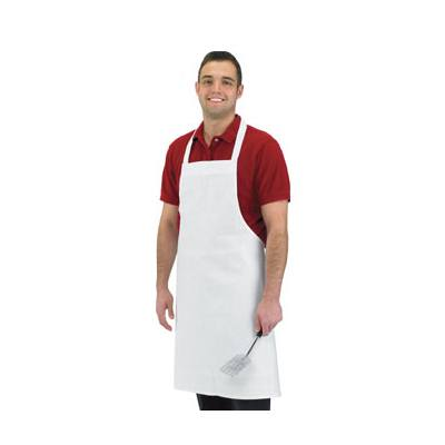 FSE 34" x 34" White Poly/Cotton Apron