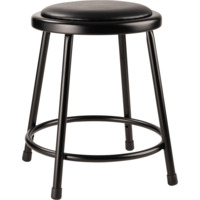 NPS 6418-10 NPS® 18" Heavy Duty Vinyl Padded Steel Stool