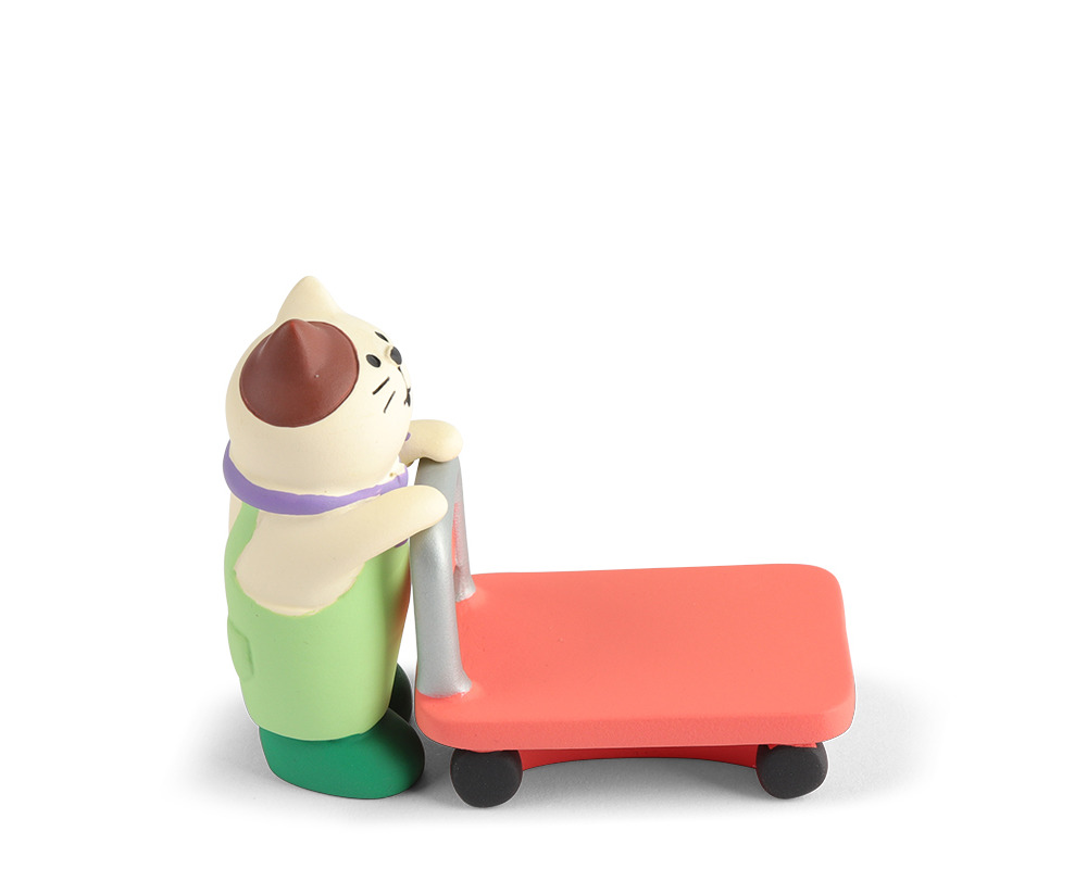 Figurine Cat & Cart