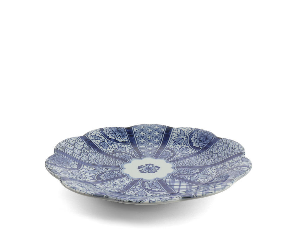 Blue Nishiki 9.5" Plate