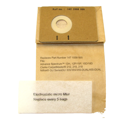 Karcher - 8.688-959.0 - Paper Bag 10/Pk W/2 Prefilter
