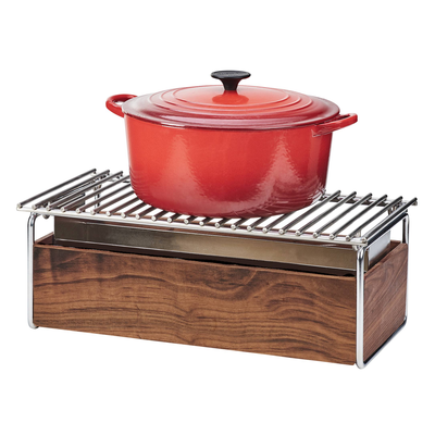 Cal-Mil 3722-49 22"W x 12"D x 7-1/2"H Mid-Century Chafer Alternative