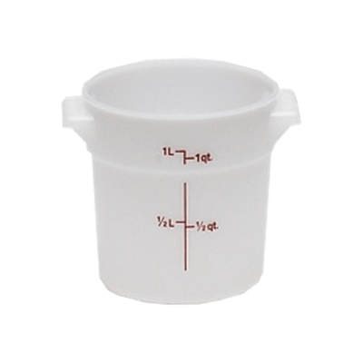 Cambro Poly 1 qt. Round Food Storage Containers