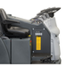 Advance SC6500 operator area showing tilt steering positions