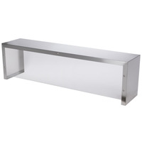 Vollrath 38053 Servewell Single Deck Cafeteria Breath Guard 46"W X 10"D X 13"H