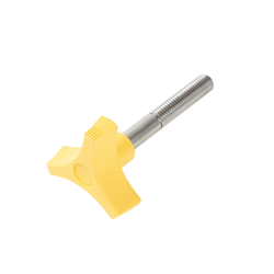 Tennant/Nobles - 4037485 - Knob, Star, 1.12D 3Ear M10, Yel (Replaces Tennant 1222043)