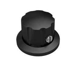 Tennant/Nobles - 4020736 - Knob, Rnd, 0.75D 0.50L 0.25B, Plstc (Replaces Tennant 630265)