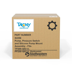 Tacony - X2256 - Pump, Pressure Switch and Silicone Pump Mount Assembly - Fits TP200-Q02-U, PP200-Q02-U, Hydromist M2, Hydromist M2/EURO