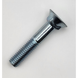 7/16" - 14 X 2 1/2" OVERSIZE 1/2" #3 HEAD PLOW BOLT SAE J429 GR 5 ZINC TRIVALENT CLEAR PER PRINT