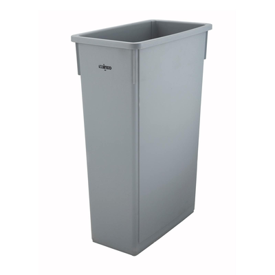 Winco PTC-23SG 23 Gallon Slender Trash Can