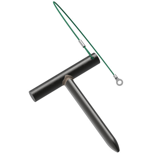 Carr Lane CLM-10-TP-C T-Pin with Cable Assembly, 10 mm x 76 mm