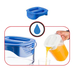 Araven 11401 PP Stackable Pitcher with Lid, 1 L./ 34 oz.