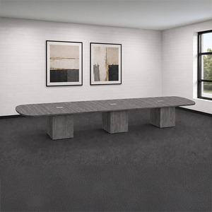 CUBAR7192N - 16 ft. Arena Conference Table with Cube Base