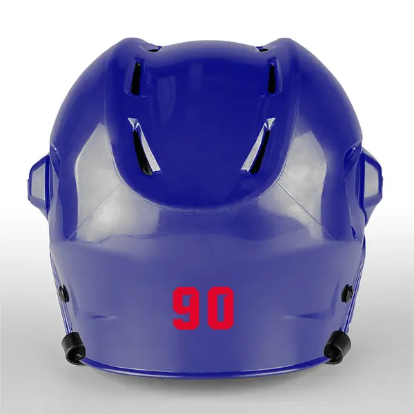 1 Color Custom Font Die Cut Number Decals - Hockey