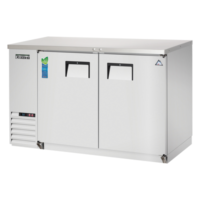 Everest EBB48-SS 49-Inch Stainless Steel Two-Door Solid Door Back Bar Cooler, 14-Cubic Feet, NSF