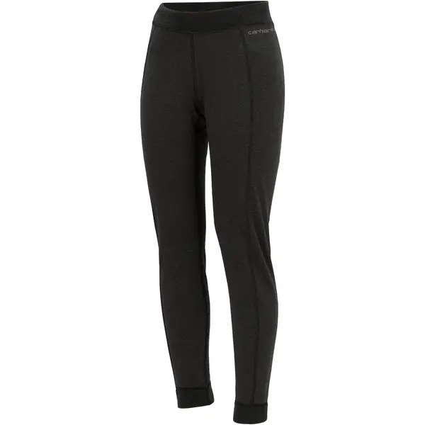 CARHARTT UH0182-W - Woman's Force Heavyweight Synthetic Wool-Blend Fleece Bottom - Black Heather