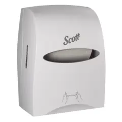 46254 SCOTT ESSENTAL HARD ROLL TOWEL DISPENSER WHITE