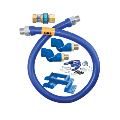 Dormont Manufacturing 16100BPQ2SR48PS Dormont Blue Hose Gas Connector Hose Assembly 1" Dia.