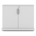 PL113 35"W DOUBLE DOOR CABINET- White