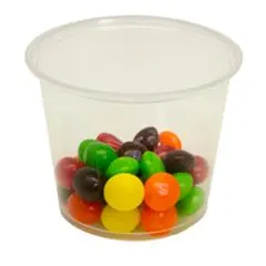 5.5 OZ CLEAR PLASTIC SOUFFLE PORTION CUP, EPC550   2500/CS