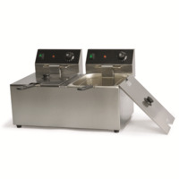 Global Solutions GS1612 32 Lb Deep Fryer