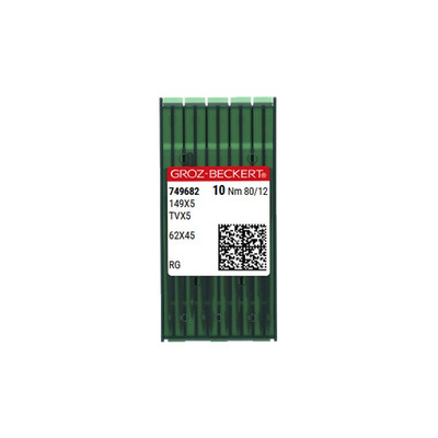  Groz-Beckert Needles, Size: 80/12, Point Style: RG