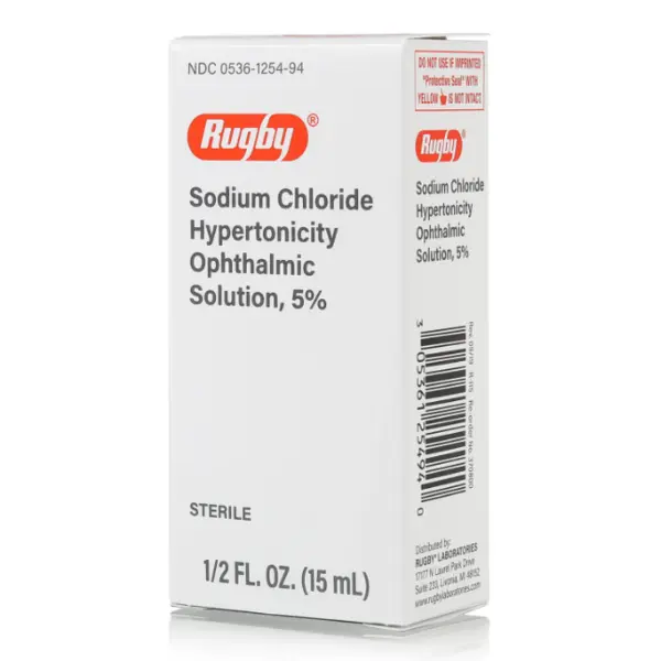 Sodium Chloride 5%, 15mL NDC  00536125494 Major Pharma