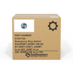 Intelligent Cleaning Equipment - 8124715A - Emergency Stop Switch Kit(I20NBT,I20NBT-OB,I24BT,I28BT,I32BT)..i20NBT to sn 603..i24BT to sn 320..i20NBT-OB up to 293