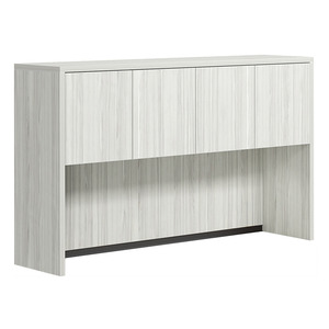 CLAHU3003- Hutch with 4 Laminate Doors- Silver Birch