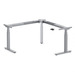 PLTECAB6078E3S3MLWF DELUXE ELECTRIC HEIGHT ADJUSTABLE CORNER TABLE BASE - SILVER
