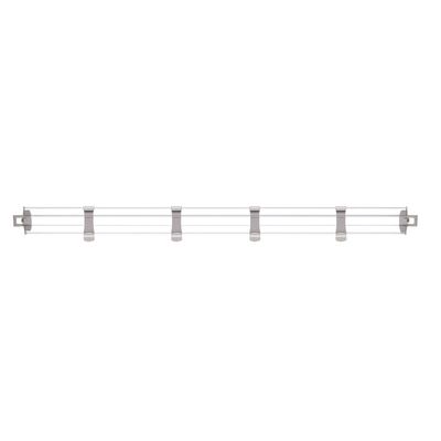 Metro MXL60-4P Metromax I-4" Clear Plastic Back Ledge