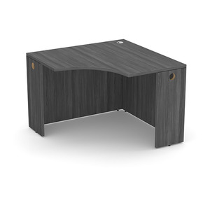 PL134 42x42 CORNER DESK SHELL- COASTAL GRAY