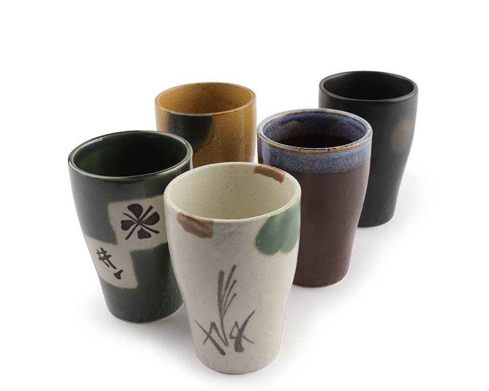 Teacup Set Zen Autumn Wheatfield