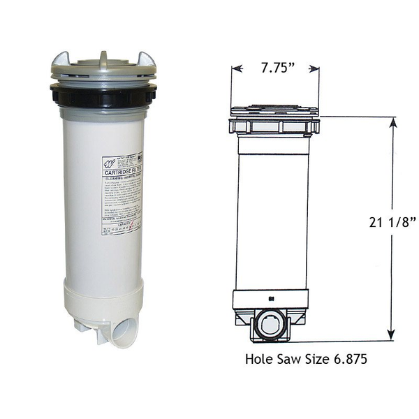 Waterway DynaFlo Complete Skim Filter 510-9557