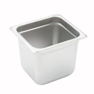 Economy Anti-Jam 1/6 Size, 6" D Steam Table Pan