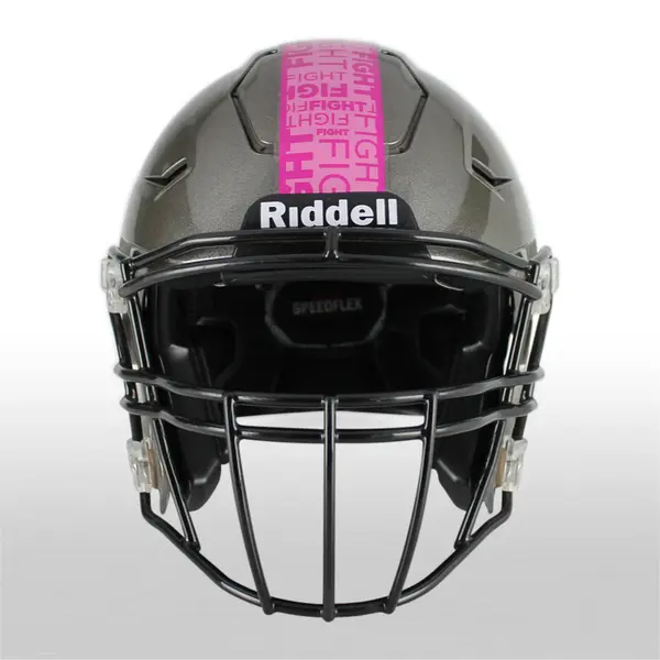 Breast Cancer Awareness Pink Football Helmet Stripes - Style 2