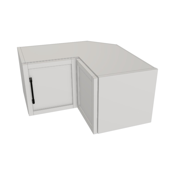 Fresno Pure White Box Angle Wall Kit - 24”x 12” X 13”