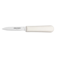 Dexter 15303 SANI-SAFE® 3¼" Cook's Style Paring Knife - White Handle