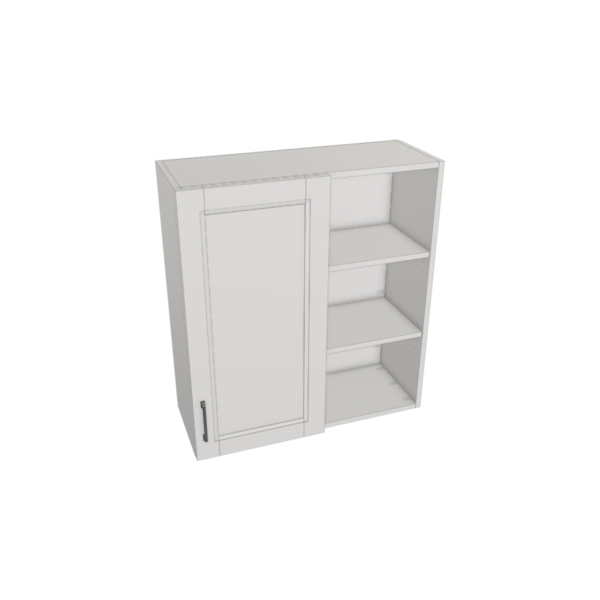 Vail Pure White Box  Wall Blind Corner Kit - 33"x 36"x 13"